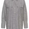 My Essential Wardrobe Skye Shirt, grønn stripete