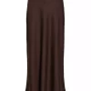 Vila Viellette HW Midi Skirt, brun