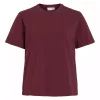 Vila Vinora s/s t-shirt, burgunder