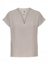 JDY Lion Life s/s Top, beige