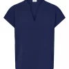 JDY Lion Life s/s Top, marineblå