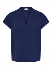 JDY Lion Life s/s Top, marineblå