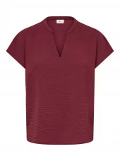 JDY Lion LIfe s/s Top, burgunder