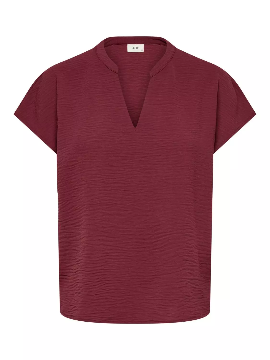 JDY Lion LIfe s/s Top, burgunder