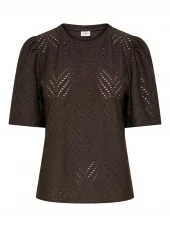 JDY Carla Cathinka s/s Top, brun