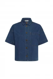 My Essential Wardrobe Denim Shirt Linn, 115, blå