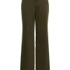 My Essential Wardrobe Pant Wide Lala 149, olivengrønn
