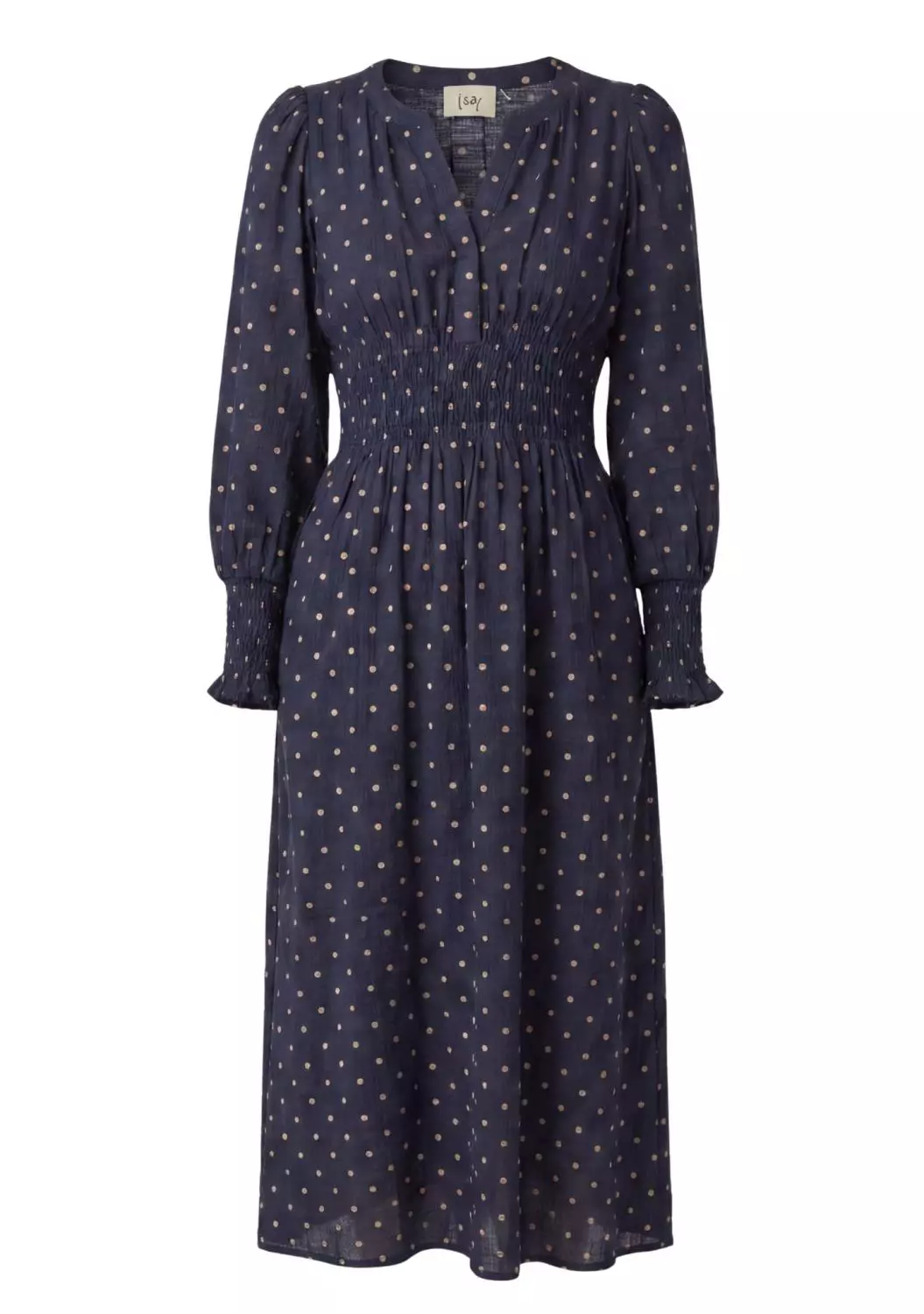 Isay Naomi V-neck Dress, marineblå