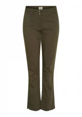 Isay Long Highwaist Chino, mosegrønn