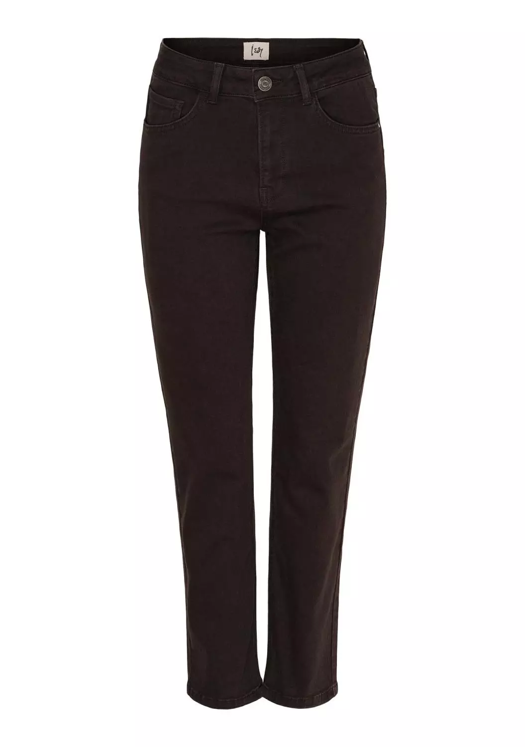 Isay Monza Stright Pant, brun