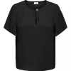 JDY Divya Life s/s Button Top, sort