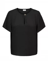 JDY Divya Life s/s Button Top, sort