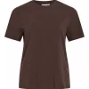Vila Vinora s/s T-shirt, brun