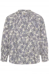 Part Two Almeri Shirt, blåmønstret