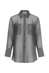 My Essential Wardrobe Smilla Shirt, grå/dark shadow