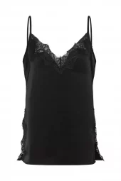 My Essential Wardrobe Brenda Lace Long Top, sort