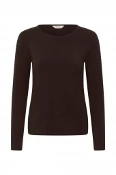 Part Two Nemajas T-shirt, langermet topp, brun