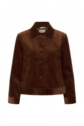Part Two Constanze Jacket, brun kordfløyel