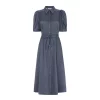 Soft Rebels Rylee Midi Dress, stålgrå