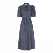 Soft Rebels Rylee Midi Dress, stålgrå
