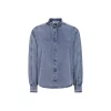 Soft Rebels Keira Cropped Shirt, denimblå