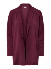 JDY Geggo Life l/s Blazer, burgunder
