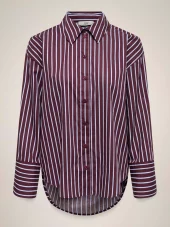 JDY Serena L/S Shirt, burgunder
