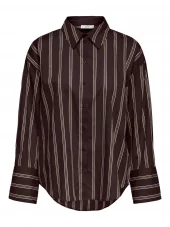 JDY Serena L/S Shirt, brun