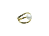 Intex Scandia Skjerf ring m/perle, gull