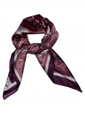 Intex Scandia skjerf paisley vinrød