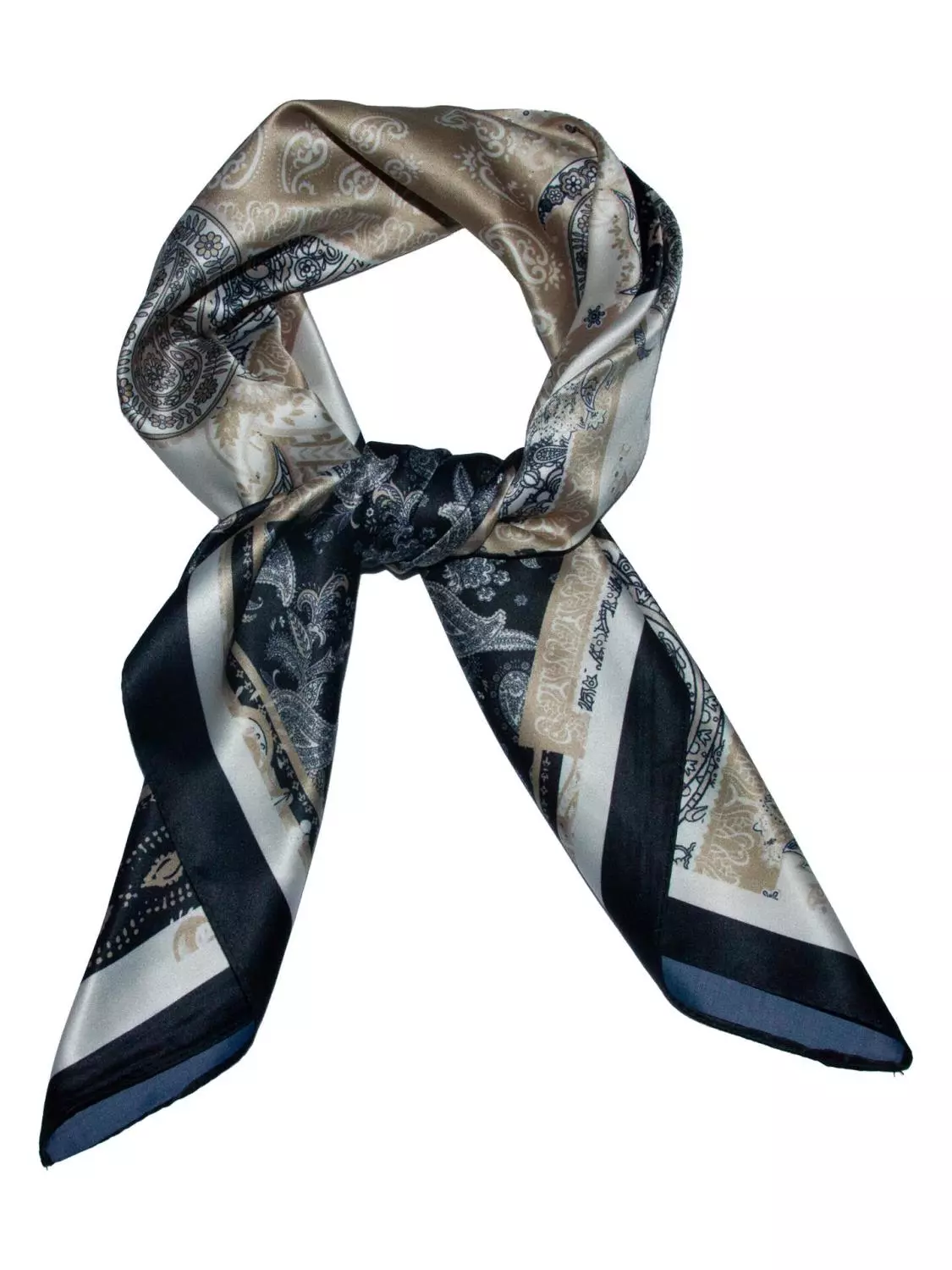 Intex Scandia skjerf paisley sort