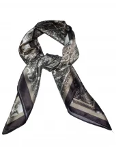 Intex Scandia skjerf paisley brun