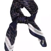 Intex Scandia skjerf småmønstret navy