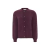Soft Rebels SRAllison o-neck cardigan knit, burgunder