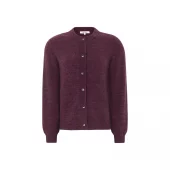 Soft Rebels SRAllison o-neck cardigan knit, burgunder