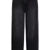 Part Two Christell Jeans, tapered leg, washed black denim