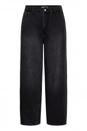 Part Two Christell Jeans, tapered leg, washed black denim