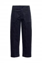 Part Two Netta Pants, kordfløyel, marineblå