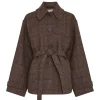 MSCH Amaranda Jacket check, brun rutete