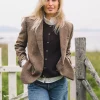 Raus Fia Blazer, tweed, brun