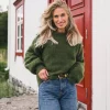 Raus Thea Amalie Pullover, grønn
