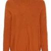 Isay Kaddy Knit Pullover, orange