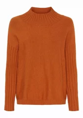 Isay Kaddy Knit Pullover, orange
