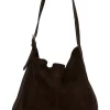 Part Two Coryla Bag, semsket skinn, brun