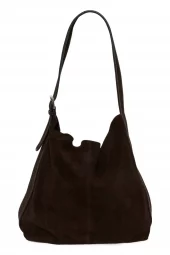 Part Two Coryla Bag, semsket skinn, brun