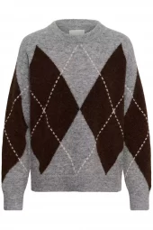 Part Two Sorayas Pullover, brun/grå