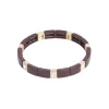 A&C Emaljert armbånd, choco brown