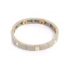 A&C Emajert armbåne, white