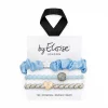 byEloise Something Blue, 3-pk hårstrikk, blå
