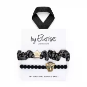 byEloise Midnight Safari, 2-pk hårstrikl, sort